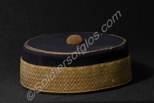 Officer's pillbox cap. Royal Gloucestershire Hussa