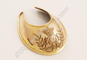 British officer's universal pattern gorget with ri