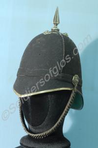Officer's helmet (minus badge) of 2nd Volunteer Ba