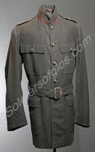 Officer's plain patrol jacket with belt. 5th (Terr
