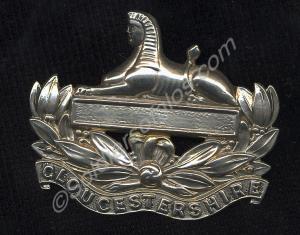 Cap badge.  Territorial Battalion, Gloucestershire