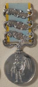Crimea Medal with clasps for Alma, Inkermann and S
