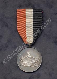 Silver LXI Regiment Rifle Club Medal. Class 'A'  2