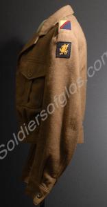 Yeoman's battle dress blouse with Wessex Brigade s