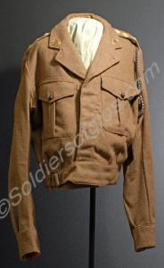 Captain's battle dress blouse with Wessex Brigade