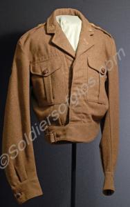 Captain's battle dress blouse with Wessex Brigade