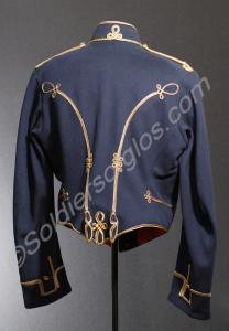 Yeoman's full dress dolman with gold lace. Royal G