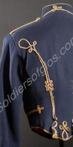 Yeoman's full dress dolman with gold lace. Royal G