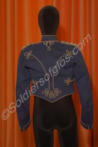 Officer's stable jacket, rear view. Royal Gloucest