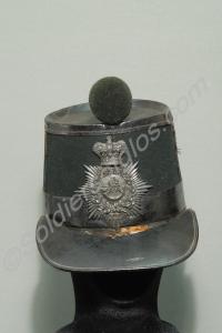 Other rank's kepi with rifle green felt body and g