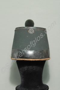 Other rank's kepi with rifle green felt body and g