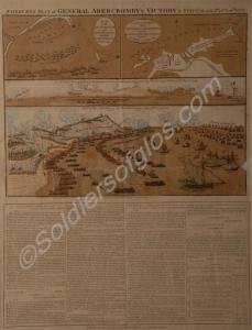 Print - "Fairburn's Plan of Abercromby's Victory i