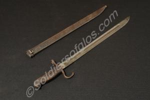 Japanese short sword bayonet, 1897.