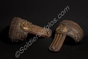 Wing epaulettes, as worn by the South Gloucestersh
