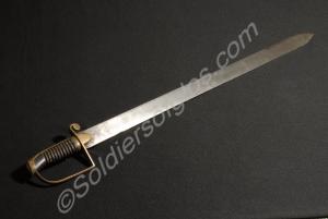 Short sword or hanger manufactured by Woolley, Dea