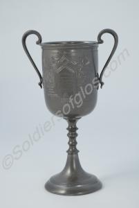 Silver Cup, engraved "Won in Bayonet Competition a