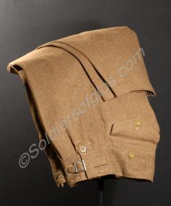 Battle dress trousers. Royal Gloucestershire Hussa