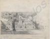 The Courtyard at Chateau Goire. - Sketch made by C