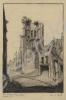 Church of St. Pierre, Ypres, March 1917.  - Sketch