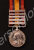 Queen's South Africa Medal with five clasps for Ca