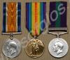 Group of three medals; British War Medal, Allied V