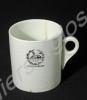 China mug. Decorated with printed badge of the 61s