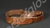 Sam Browne leather belt and shoulder strap. Worn b