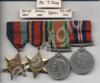Group of four medals; 1939-1945 Star, Burma Star,