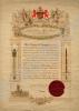 Honour Scroll presented by the Citizens of Glouces