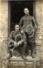Two soldiers in a doorway. 4th (Territorial) Batta