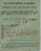 Combined Leave and Railway ticket, Havre to Glouce