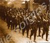 Marching soldiers. The Gloucestershire Regiment. c