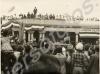Crowds outside the Taj Mahal Silk House. Glouceste