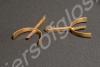 One pair of brass spurs. Royal Gloucestershire Hus