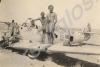 Messerschmidt Bf 109E crashed in the desert.  Roya