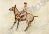 "At the Divisional Horse Show." Bruay 1918. Work b