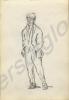 Sketch of a Young Man 1918. Work by Major Tom Barn