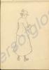Sketch of a woman 1919. Work by Major Tom Barnard