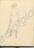 Sketch of a woman 1919. Work by Major Tom Barnard