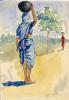 "Painting of a woman." 1920. Work by Major Tom Bar