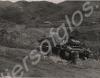 Knocked out M24 Chaffee tank of 10th Filipino Batt