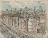 "A row of rough Dugouts at "Prowse Point". Ploegst