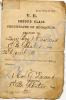 Second Class Certificate of Education. Awarded to