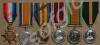 Group of six medals; 1914-1915 Star, British War M