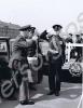 Sergeant D. Miller salutes visiting American Gener