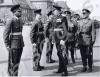 Major-General Bowes-Lyon inspecting the Royal Arti