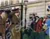 Tercentenary Celebrations. March Past the Colonel-