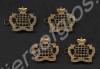 Four Royal Gloucestershire Hussars collar dogs.