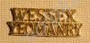 Wessex Yeomanry shoulder title. 1971-1979.