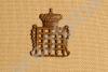 Royal Gloucestershire Hussars collar badge. Dulled